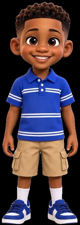 James, full-length character art